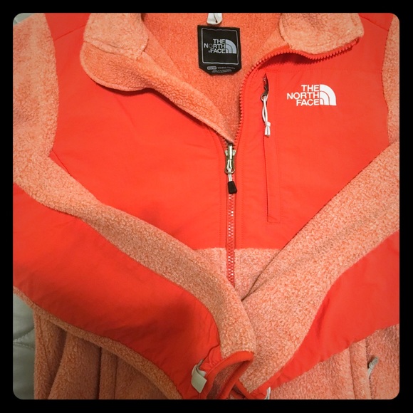 The north face orange zip up jacket - Picture 1 of 2